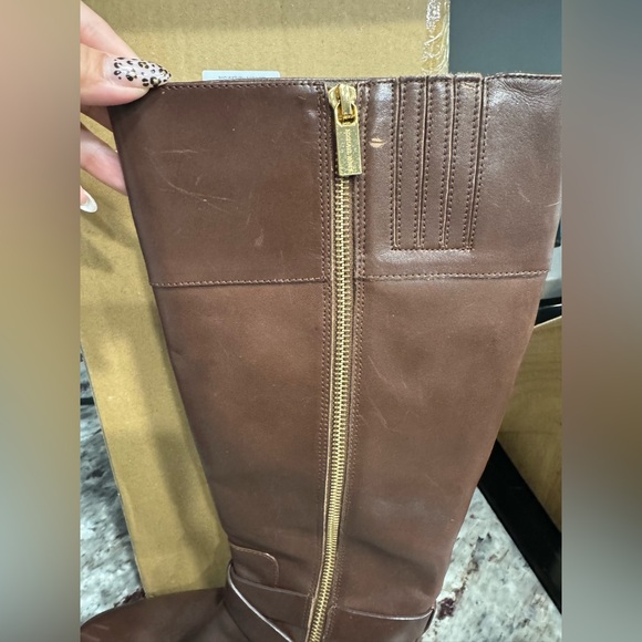 Michael Kors Brown Combat & Moto Boots 6.5 - Picture 5 of 9